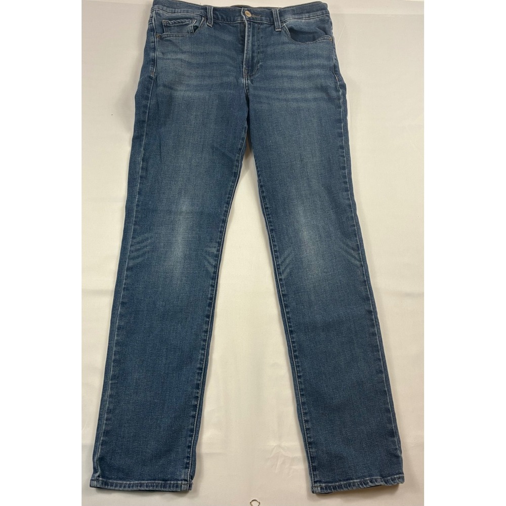 Lucky Brand Straight Leg Jeans Womens 12/31 Blue Medium Wash Denim Good Wear